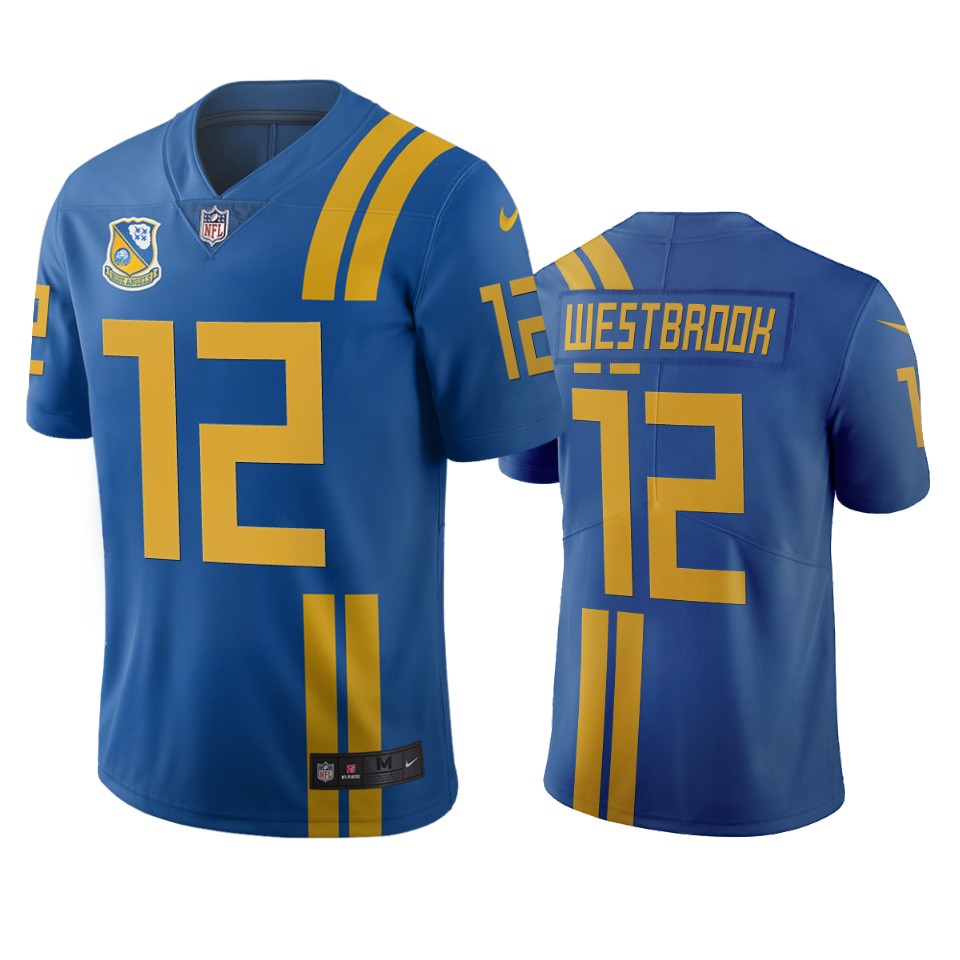 Men Nike Jacksonville Jaguars #12 Dede Westbrook Royal Vapor Limited City Edition NFL Jersey